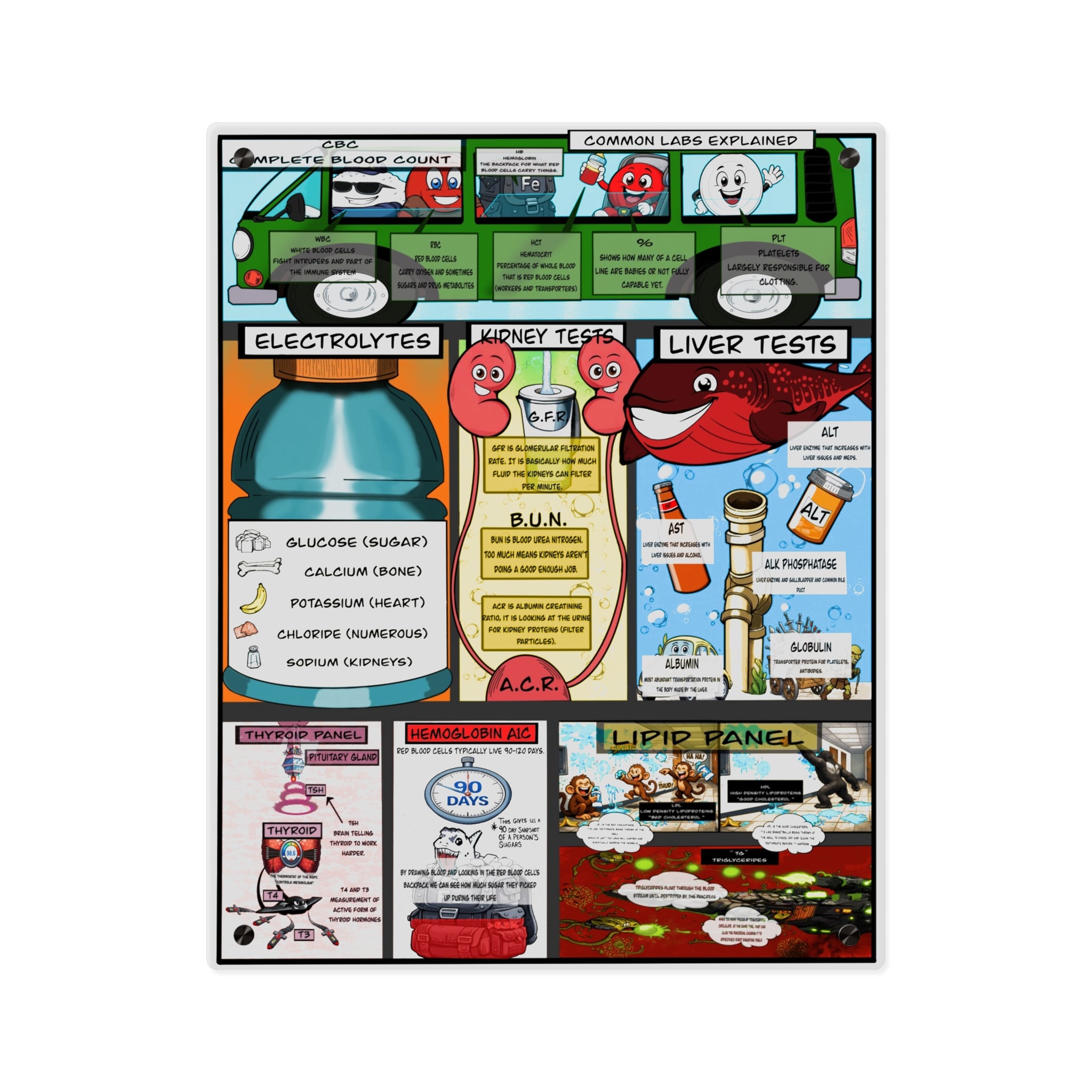 Primary Care Acrylic Art Bundle