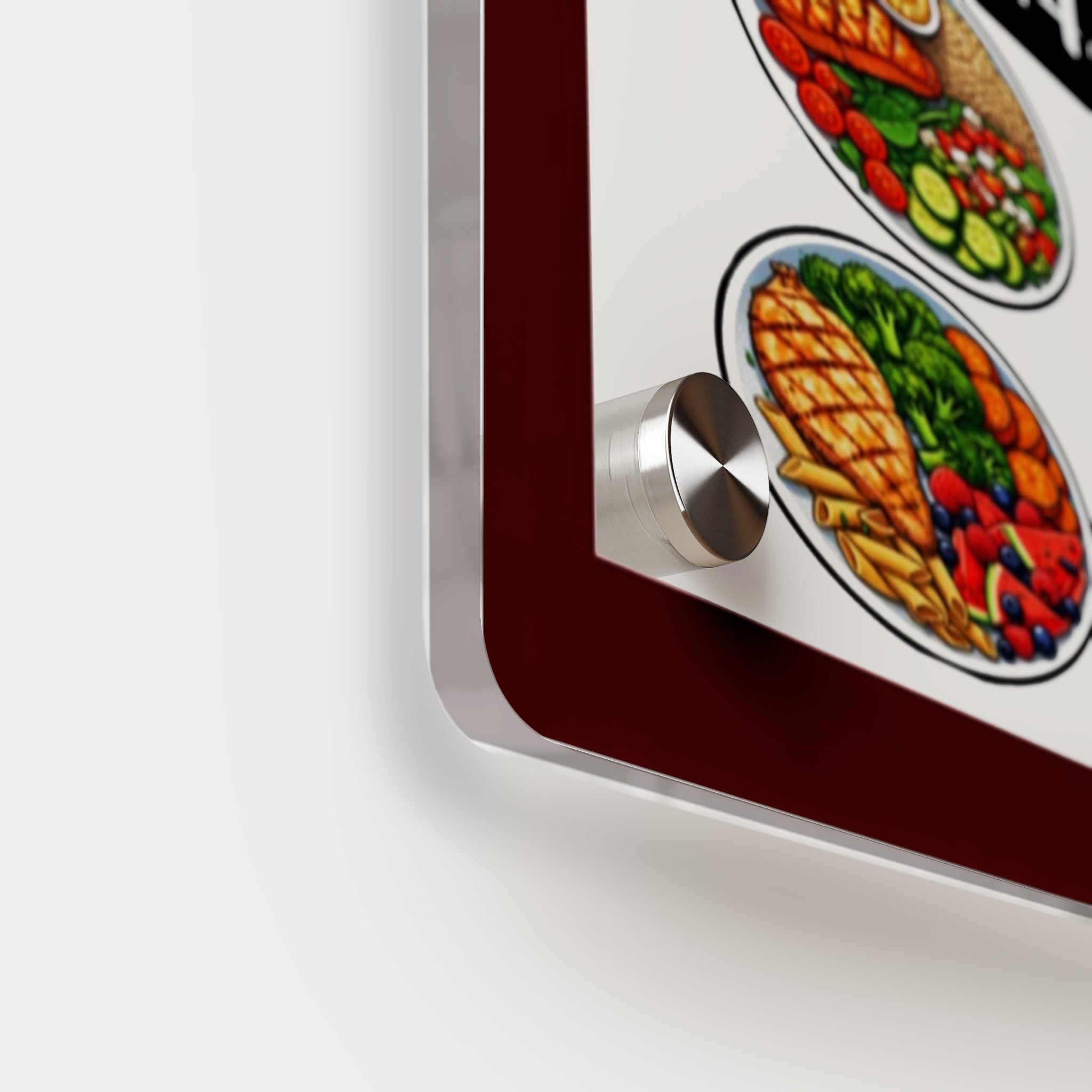 Diabetes Acrylic Wall Art Panel for Patient Education in Clinics and Hospitals